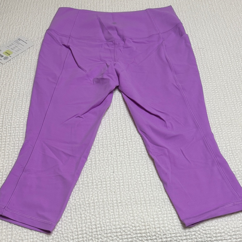 Athleta Purple Women's Salutation Stash Capri - Picture 6 of 7